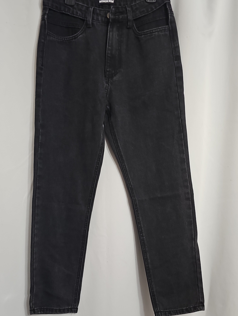 Momokrom Washed Black Skinny Slim Jeans UK 6 - EU 34 - US XS, 0-2
